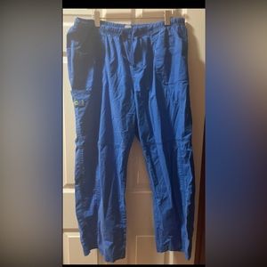 Wonder-wink brand brand royal blue scrub pants petite length